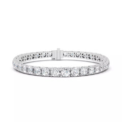 Valenza Grande – тенис гривна с диаманти 13.20 ct от 14К бяло злато