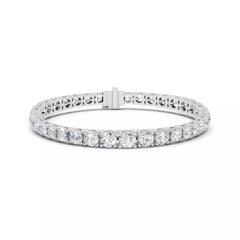 Valenza Grande – тенис гривна с диаманти 13.20 ct от 14К бяло злато