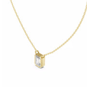 Aurex – колие с диамант форма Emerald 1.50 ct. от 14K жълто злато