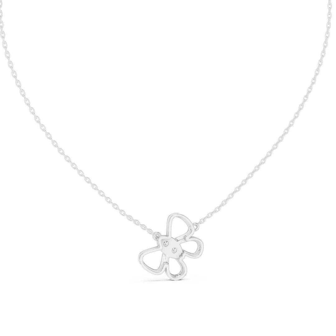 Avelis – колие с диаманти от 14K бяло злато