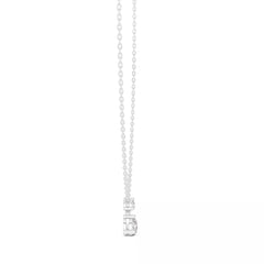 Lumora – колие с диаманти от 14K бяло злато