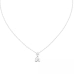 Заредете изображението в галерията: Lumora – колие с диаманти от 14K бяло злато
