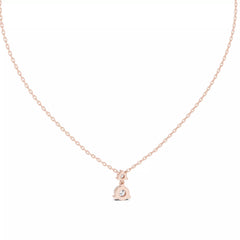 Lumora – колие с диаманти от 14K розово злато