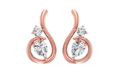 Meliora – комплект висулка и обеци с диаманти 2.78 ct. от 14К розово злато