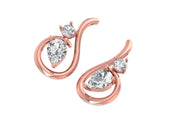 Meliora – комплект висулка и обеци с диаманти 2.78 ct. от 14К розово злато
