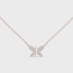 Fioré – колие с диаманти от 14K розово злато