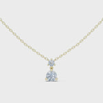 Заредете и пуснете видеото в галерията: Lumora – колие с диаманти от 14K жълто злато
