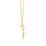 Заредете изображението в галерията: Roséa висулка с флорален мотив и диаманти от 14К жълто злато
