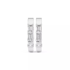 Segmenta – обеци с диаманти от 14К бяло злато