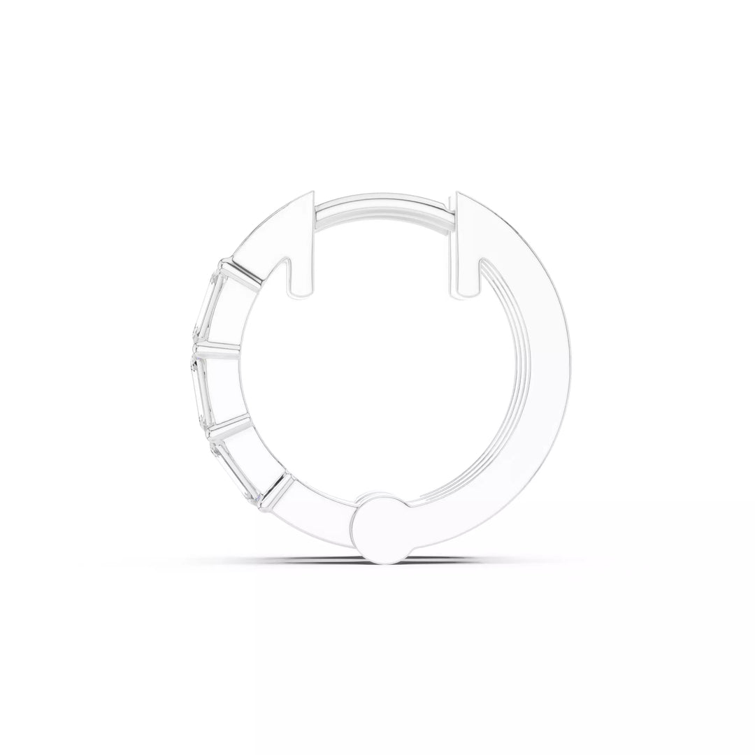 Segmenta – обеци с диаманти от 14К бяло злато