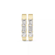 Segmenta – обеци с диаманти от 14К жълто злато