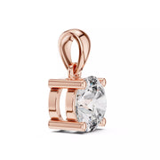 Solara висулка с 1 ct диамант в 14К розово злато