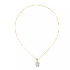 Solara висулка с 1 ct диамант в 14К жълто злато