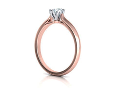 Teneritas - Годежен пръстен с диамант 0.30 ct в комбинация злато